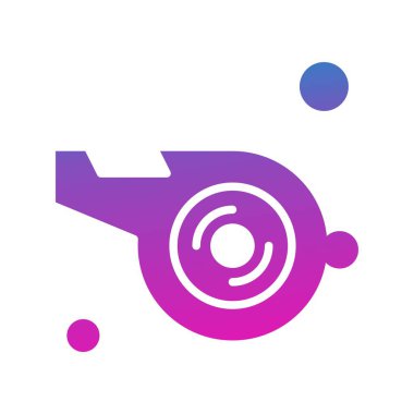 Vektör kamp simgesi, vektör illüstrasyonu