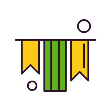 Aziz Patrick konsept simgesi, vektör illüstrasyonu