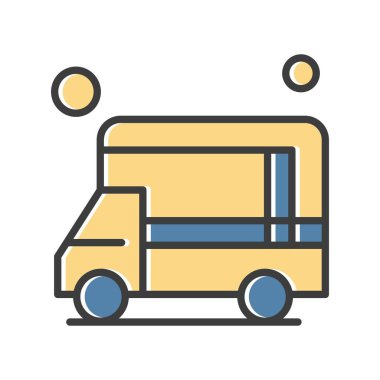 Vektör kamp simgesi, vektör illüstrasyonu