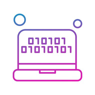  dizüstü bilgisayar simgesi, vektör illüstrasyonu 