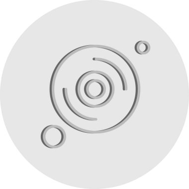  Vektör cd Simgesi, basit web illüstrasyonu 