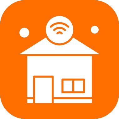 Vektör ev simgesi, vektör illüstrasyonu  