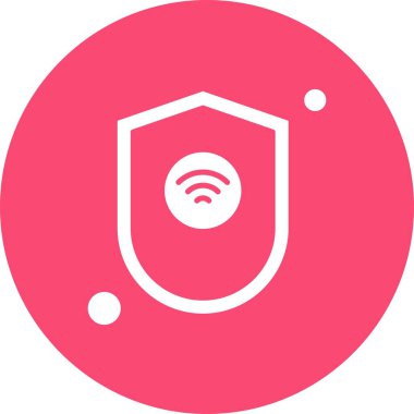 Vektör kalkanı ağ simgesi