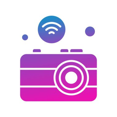  Kamera Simgesi, Vektör illüstrasyonu