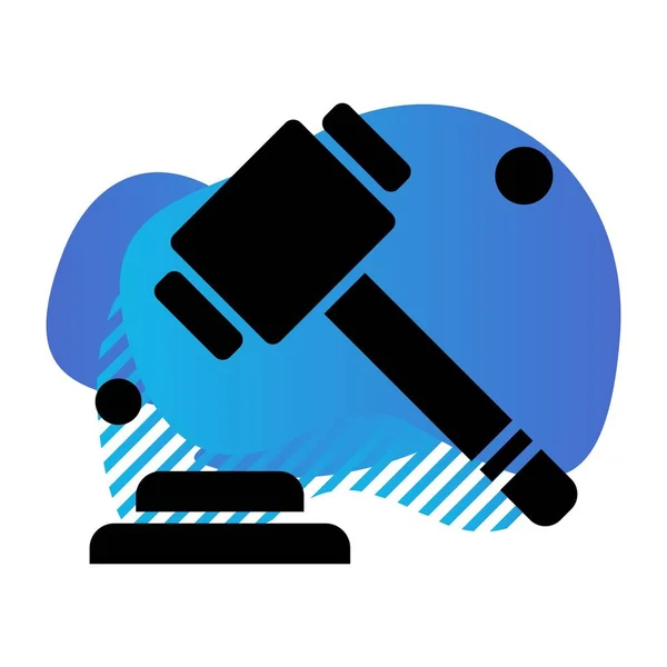 Vector Judge Ico Vector Illustration Stock Illustration