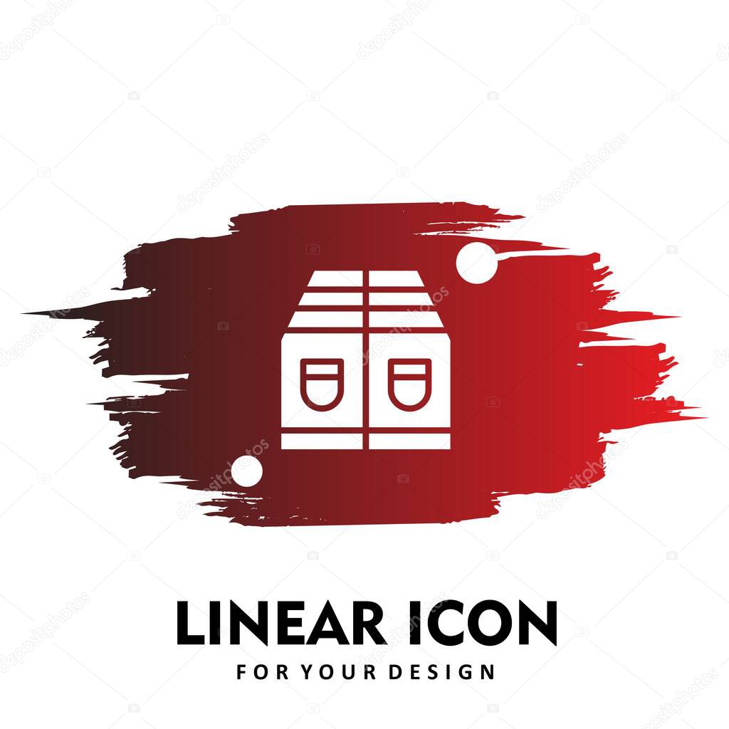 Vector camping Icon, vector illustration