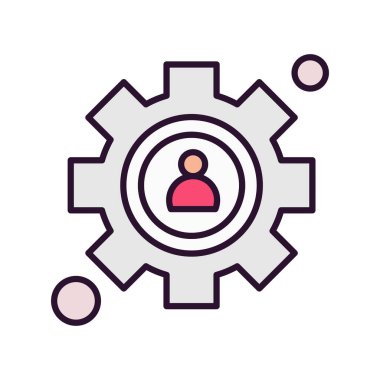 Tasarım için vektör kullanıcı simgesi