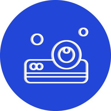 teknoloji konsept simgesi, vektör illüstrasyonu