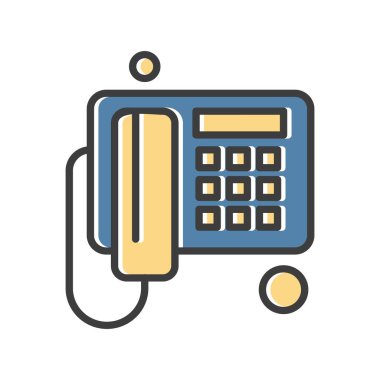 Vektör telefon simgesi illüstrasyonu  