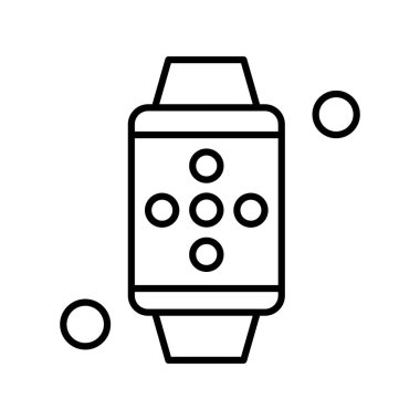 Vektör akıllı telefon simgesi, vektör illüstrasyonu  