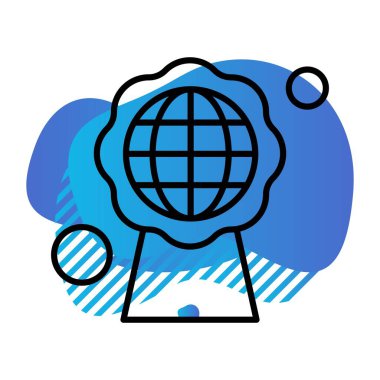 Toprak Günü konsept simgesi, vektör illüstrasyonu