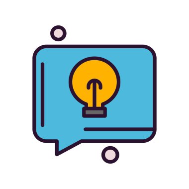 Vektör Ampul Simgesi, vektör illüstrasyonu  