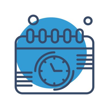 Vektör Takvim Simgesi, illüstrasyon  