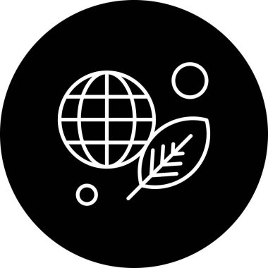 toprak simgesi vektör illüstrasyonu 