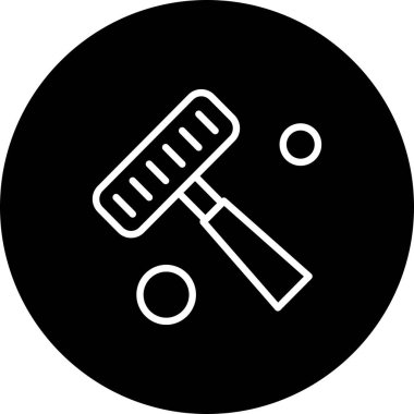 Vektör kamp simgesi, vektör illüstrasyonu