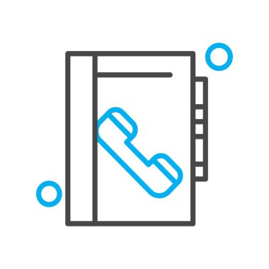 Vektör kişi defteri Ico