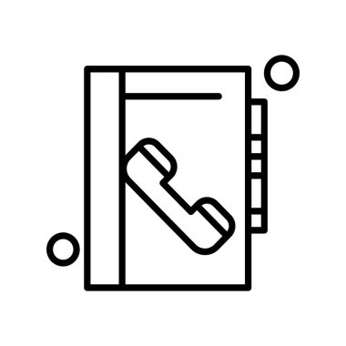 Vektör kişi defteri Ico