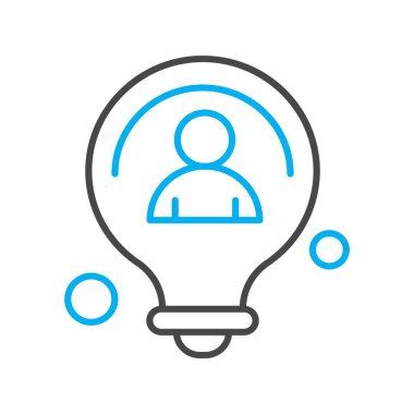 Renkli Vektör hava balonu Simgesi 