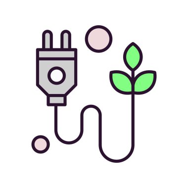 Dolgu simgesi vektör illüstrasyonu