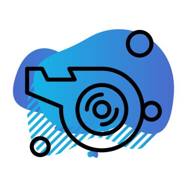 Vektör kamp simgesi, vektör illüstrasyonu