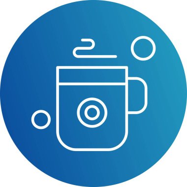 Vektör Kahve İco, vektör illüstrasyon