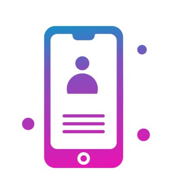 Vektör mobil ağ simgesi 