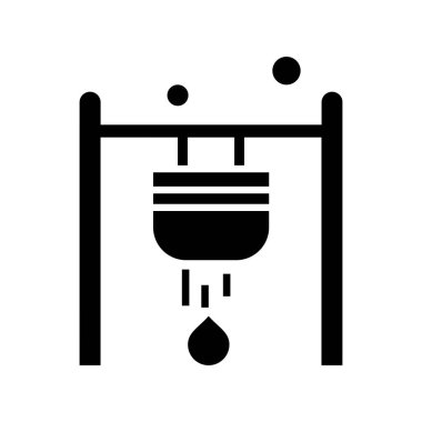 Vektör kamp simgesi, vektör illüstrasyonu