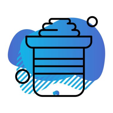 Aziz Patrick konsept simgesi, vektör illüstrasyonu