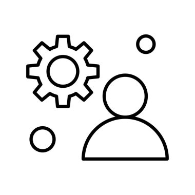 Tasarım için vektör kullanıcı simgesi