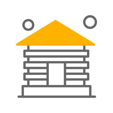 ev simgesi vektör illüstrasyonu