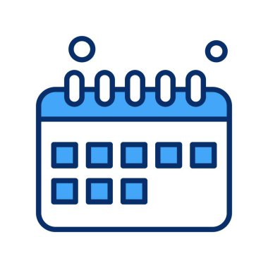 Vektör Takvim Simgesi, illüstrasyon  