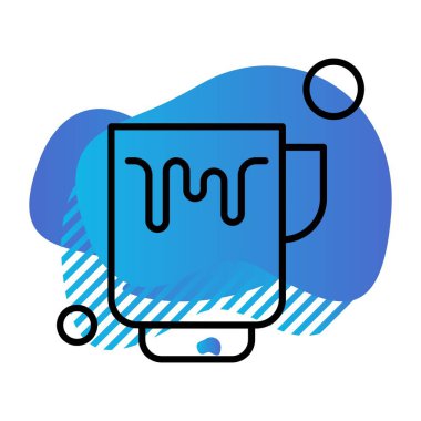 Aziz Patrick konsept simgesi, vektör illüstrasyonu