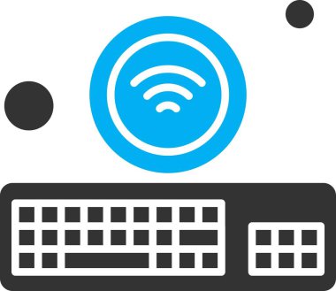 Klavye simgesi vektör illüstrasyonu