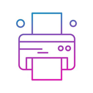 Nesnelerin internet konseptinin basit vektör simgesi