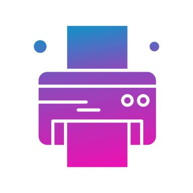 Nesnelerin internet konseptinin basit vektör simgesi