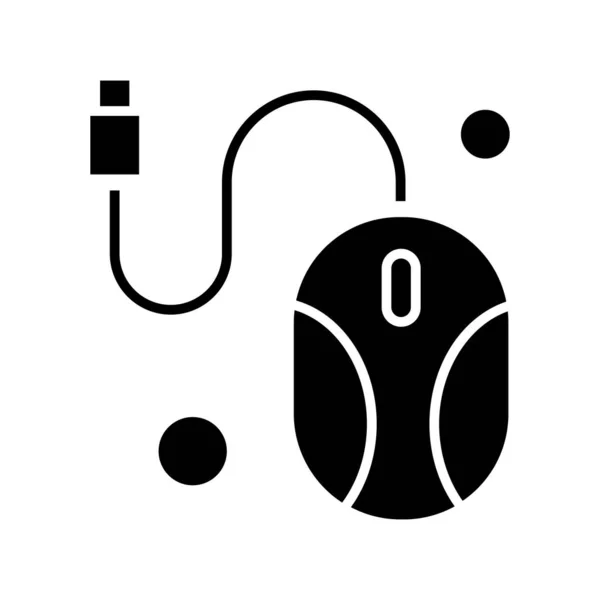 Vector Mouse Web Icon — Stock Vector