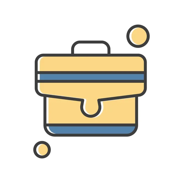 Vector Koffer Web Icon — Stockvektor