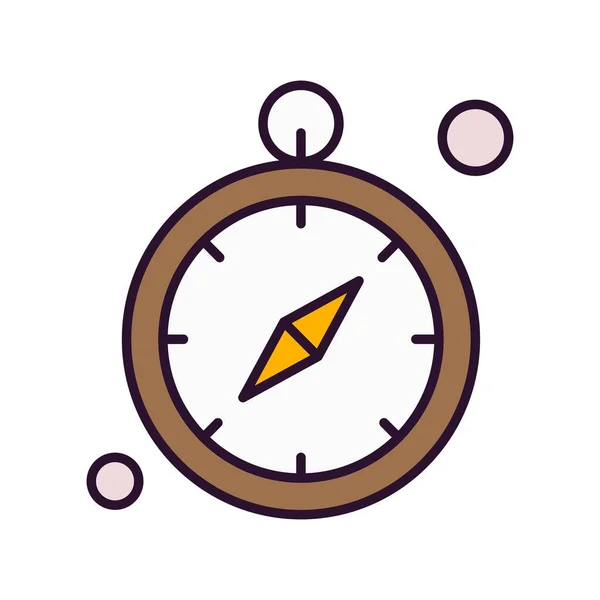 Web Vector Stopwatch Icon — Stockový vektor