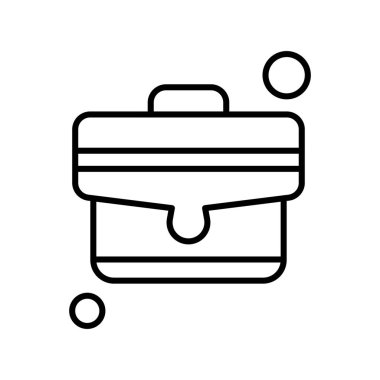 Vektör valizi web simgesi