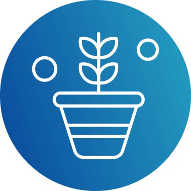 çiçek simgesi vektör illüstrasyonu