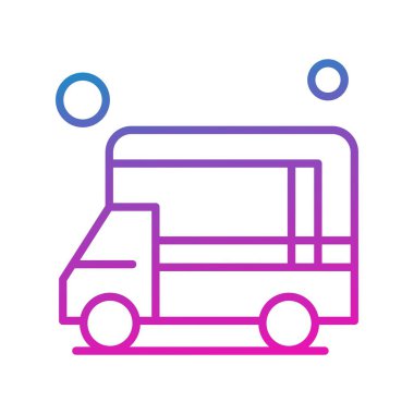 Vektör kamp simgesi, vektör illüstrasyonu