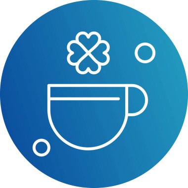 Aziz Patrick konsept simgesi, vektör illüstrasyonu