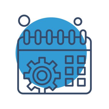 Vektör Takvim Simgesi, illüstrasyon  