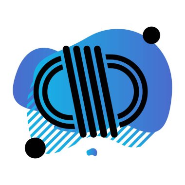 Vektör kamp simgesi, vektör illüstrasyonu