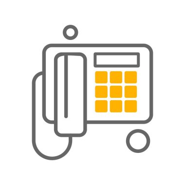 Vektör telefon simgesi illüstrasyonu  