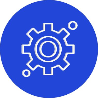  Simge ile dişli vektör ayarı