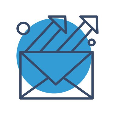  Vektör e- posta ağı Simgesi 