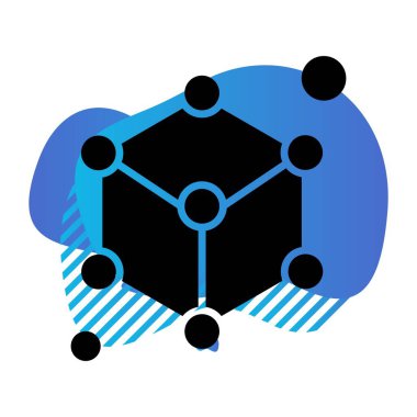 teknoloji konsept simgesi, vektör illüstrasyonu