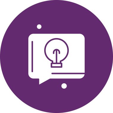 Ampul Simgesi, Vektör illüstrasyonu