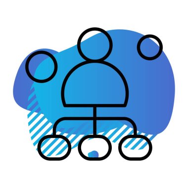 Tasarım için vektör kullanıcı simgesi